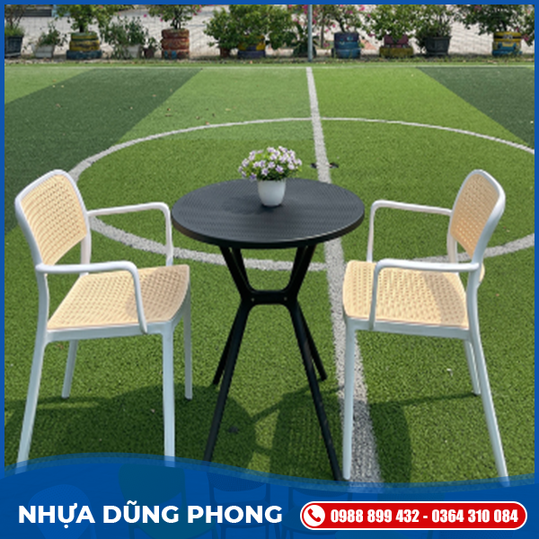 Ghế giả mây có tay	
